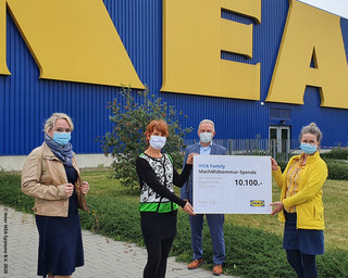 Spendenübergabe am 16.7.2020 Spendenübergabe am 16.7.2020